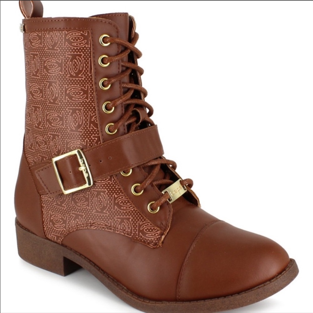 Bebe Women’s Brown Ofeibea Boots